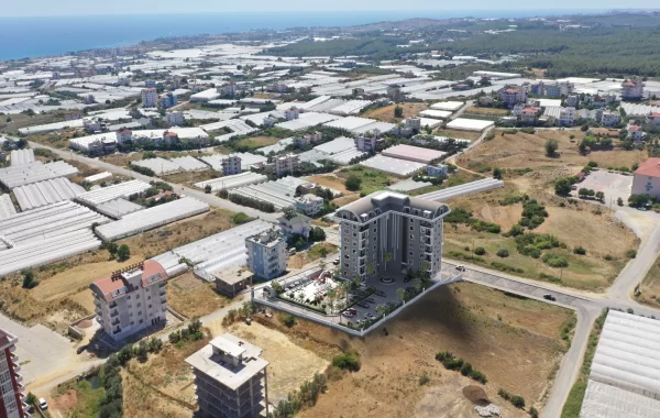 Tyst och fridfullt komplex bort från stadslivet och beläget i soliga Payallar, kustregion i Alanya