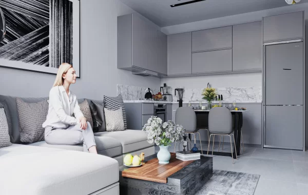 Fantastiska lägenheter till salu i ett av de mest populära områdena i Alanya, med gott om facilitete