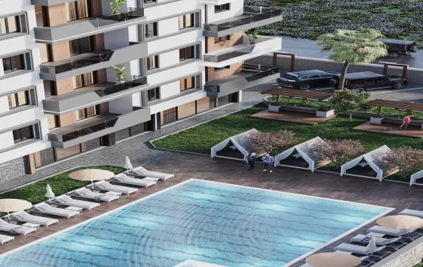 Fantastiska lägenheter till salu i ett av de mest populära områdena i Alanya, med gott om facilitete