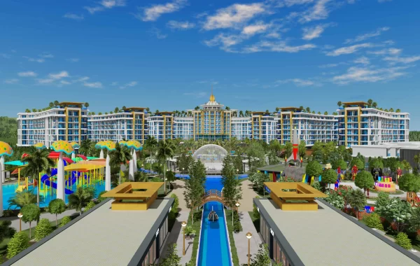 Ett av de största bostads- hotell och aktivitets konceptprojekten i Turkiet, med det vackraste läget