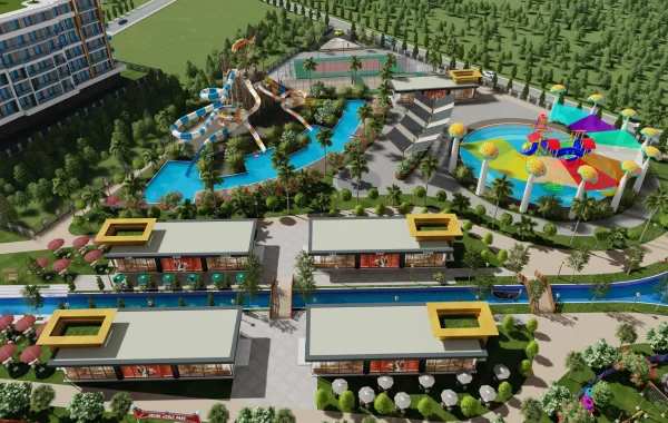 Ett av de största bostads- hotell och aktivitets konceptprojekten i Turkiet, med det vackraste läget