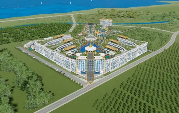 Ett av de största bostads- hotell och aktivitets konceptprojekten i Turkiet, med det vackraste läget