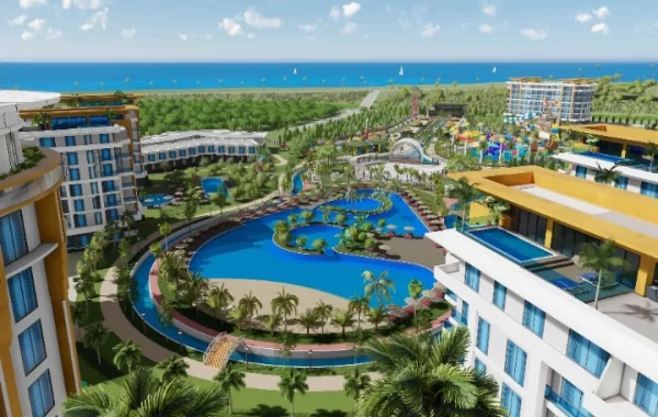 Ett av de största bostads- hotell och aktivitets konceptprojekten i Turkiet, med det vackraste läget