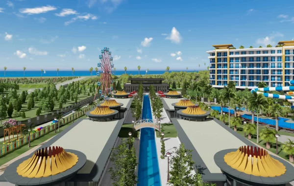 Ett av de största bostads- hotell och aktivitets konceptprojekten i Turkiet, med det vackraste läget