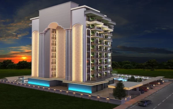 Lägenheter i lyxhotellstil till salu i Oba/Alanya det mest populära och centrala området