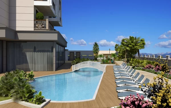 Lägenheter i lyxhotellstil till salu i Oba/Alanya det mest populära och centrala området