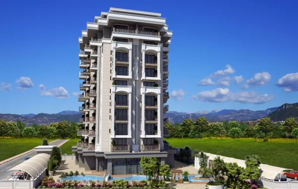 Lägenheter i lyxhotellstil till salu i Oba/Alanya det mest populära och centrala området