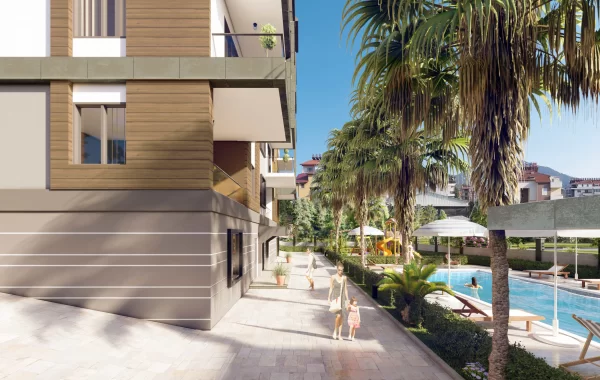 Hervorragende Wohnungen zu Verkaufen toller Architektur in Alanya, Gazipasa
