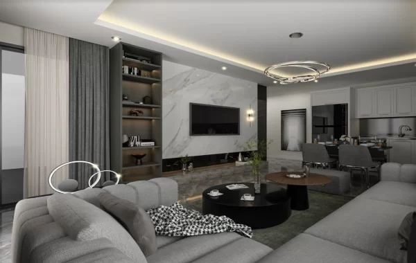 Schöne und moderne Wohnungen in Alanya, im beliebtesten Teil der Stadt gelegen