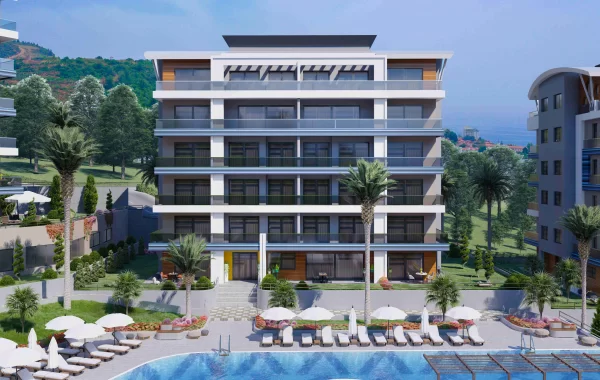 Snygga lägenheter till salu i en trevlig och lugn östra del av Kargicak/Alanya