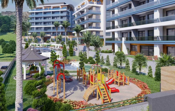 Snygga lägenheter till salu i en trevlig och lugn östra del av Kargicak/Alanya