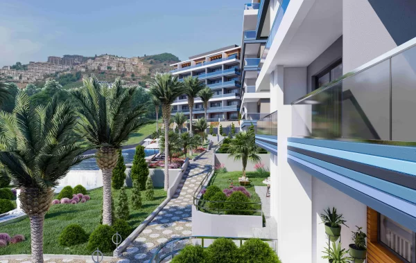 Snygga lägenheter till salu i en trevlig och lugn östra del av Kargicak/Alanya