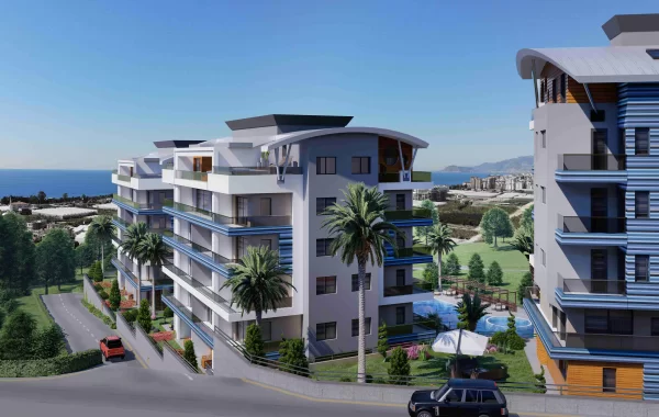 Snygga lägenheter till salu i en trevlig och lugn östra del av Kargicak/Alanya