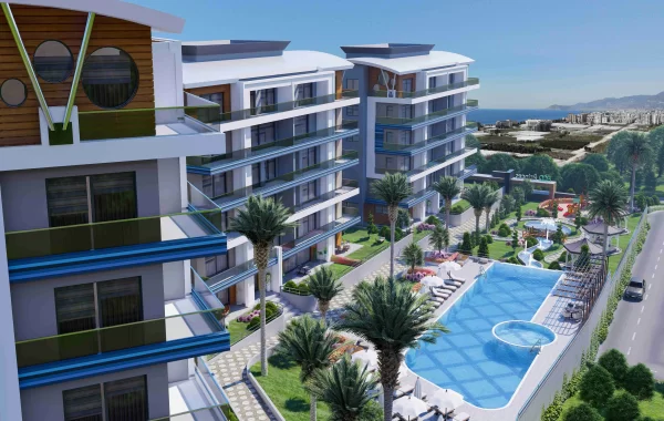 Snygga lägenheter till salu i en trevlig och lugn östra del av Kargicak/Alanya