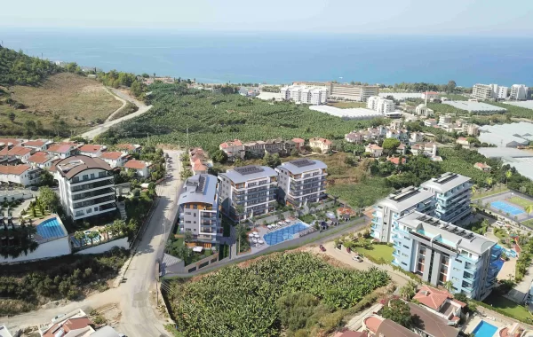 Snygga lägenheter till salu i en trevlig och lugn östra del av Kargicak/Alanya