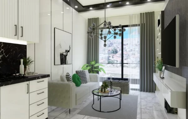 Luxury Flats for sale in Alanya with Wonderful Sea and Castle Views in a splendid neighborhood