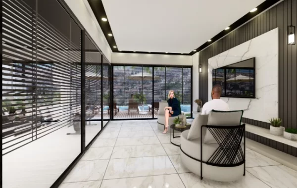 Luxury Flats for sale in Alanya with Wonderful Sea and Castle Views in a splendid neighborhood