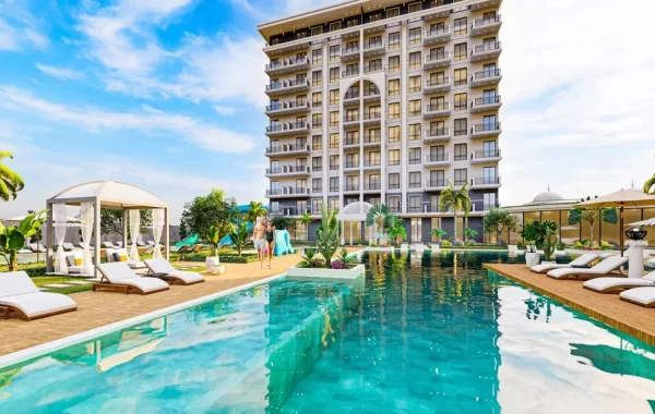 Hinreißender Komplex im Resort-Stil in Demirtas. Eine ruhige & naturnahe Region
