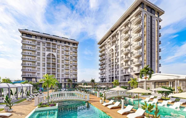 Hinreißender Komplex im Resort-Stil in Demirtas. Eine ruhige & naturnahe Region