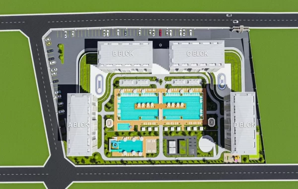 Hinreißender Komplex im Resort-Stil in Demirtas. Eine ruhige & naturnahe Region