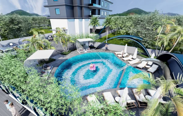 Fantastischer Komplex zum Verkauf in Demirtas, einer friedlichen, faszinierenden Region von Alanya
