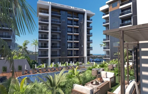 Attractive apartments for sale in Oba the most popular and growing region of Alanya