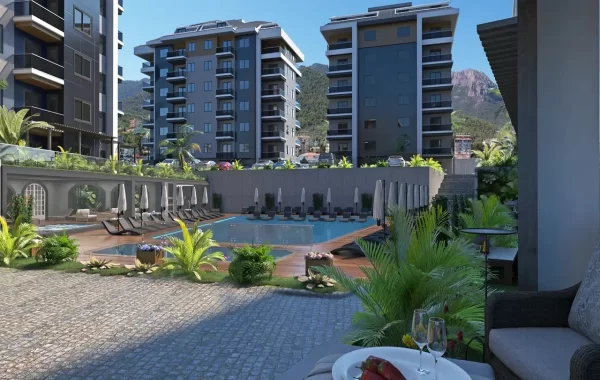 Attractive apartments for sale in Oba the most popular and growing region of Alanya