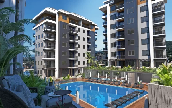 Attractive apartments for sale in Oba the most popular and growing region of Alanya
