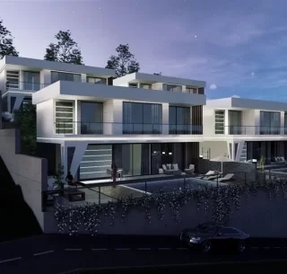 Glamorous villas for sale in Alanya, that offers magnificent view of Alanya castle