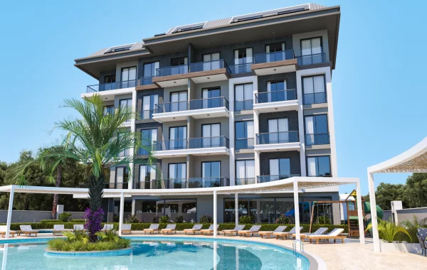 Schöner Komplex zum Verkauf in Oba, im beliebten Ferienort von Alanya