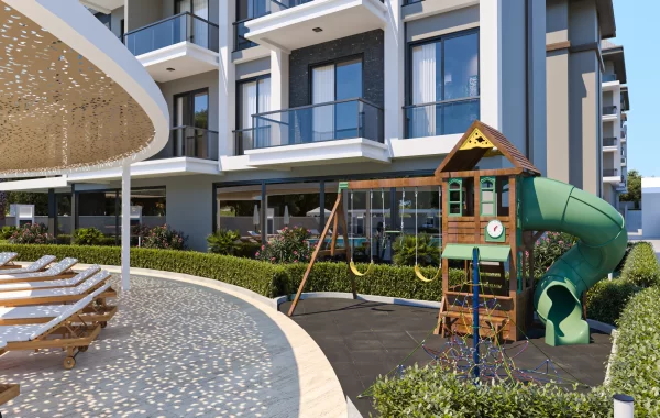 Schöner Komplex zum Verkauf in Oba, im beliebten Ferienort von Alanya
