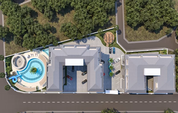 Schöner Komplex zum Verkauf in Oba, im beliebten Ferienort von Alanya