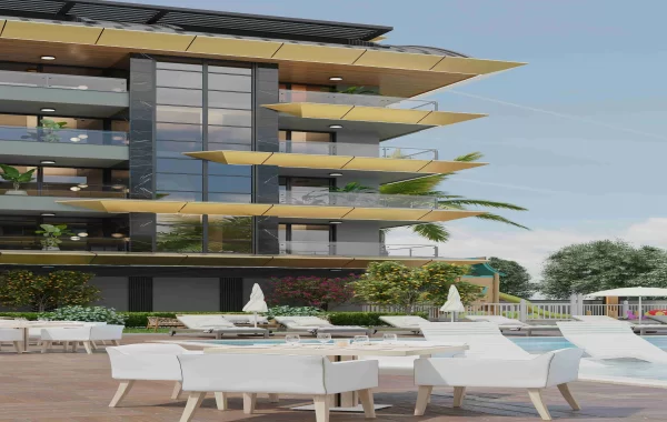Awesome apartments for sale in Kargicak. A region characterized by a beautiful nature