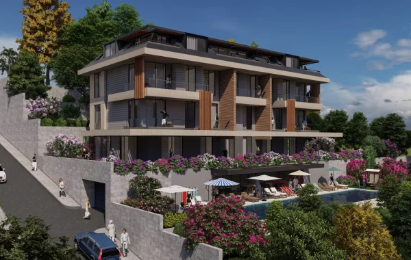 Fantastiska lägenheter till salu i Alanya, nära naturen och med panoramautsikt över havet
