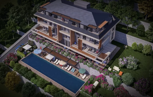 Fantastiska lägenheter till salu i Alanya, nära naturen och med panoramautsikt över havet