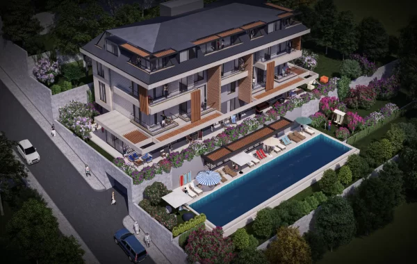 Fantastiska lägenheter till salu i Alanya, nära naturen och med panoramautsikt över havet