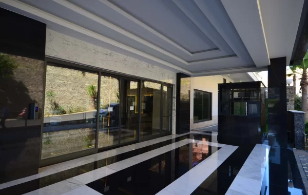 Decorative apartments for sale in Kargicak, a region that is admired and surrounded by scenic views