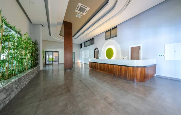Decorative apartments for sale in Kargicak, a region that is admired and surrounded by scenic views