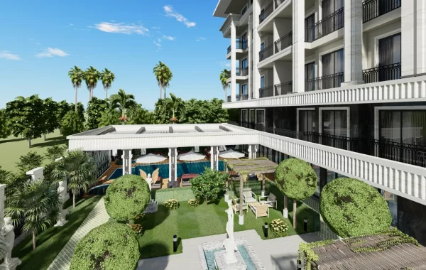 Bright apartments for sale in Oba, the most prestigious area of Alanya