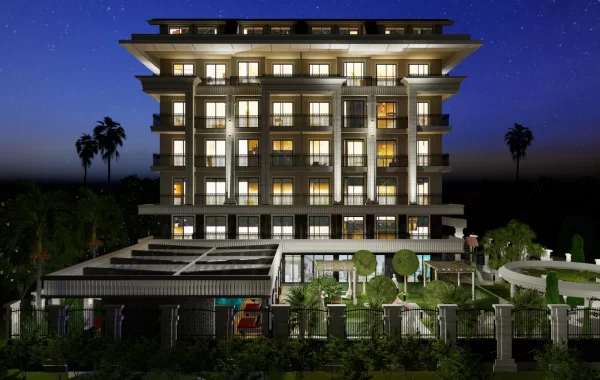 Bright apartments for sale in Oba, the most prestigious area of Alanya