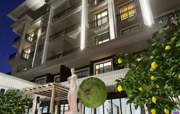 Bright apartments for sale in Oba, the most prestigious area of Alanya