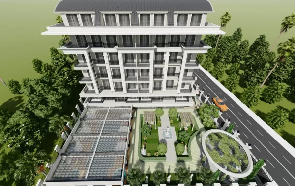 Bright apartments for sale in Oba, the most prestigious area of Alanya