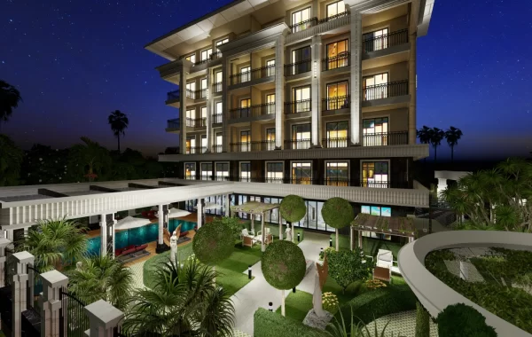Bright apartments for sale in Oba, the most prestigious area of Alanya