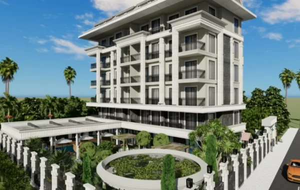 Bright apartments for sale in Oba, the most prestigious area of Alanya