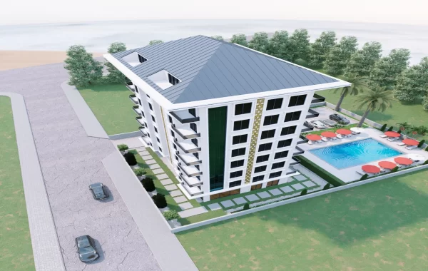 Einladender Komplex in Avsallar, ein perfekter Ort für diejenigen, die Stille und Ruhe suchen