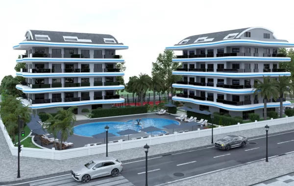 Lovely apartments for sale in Incekum, a quiet and peaceful seaside town located by the sea