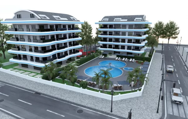 Lovely apartments for sale in Incekum, a quiet and peaceful seaside town located by the sea