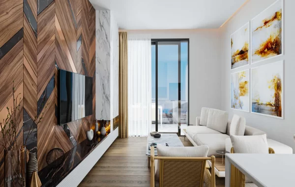 Eleganter Wohnkomplex zum Verkauf in Alanya, mit herrlichem Burg und Meerblick