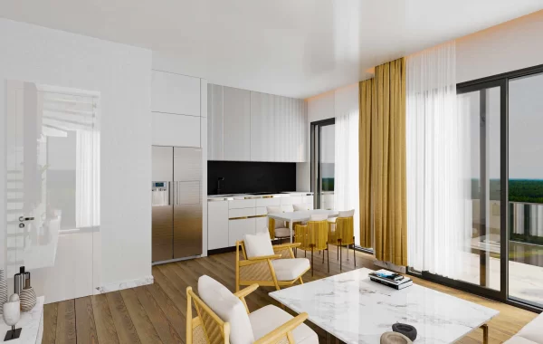 Eleganter Wohnkomplex zum Verkauf in Alanya, mit herrlichem Burg und Meerblick