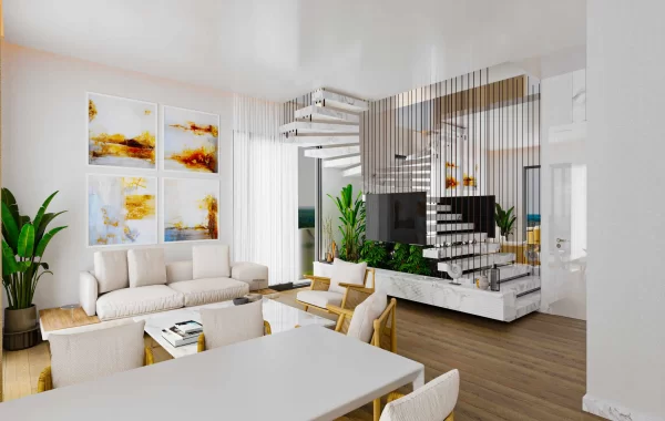 Eleganter Wohnkomplex zum Verkauf in Alanya, mit herrlichem Burg und Meerblick